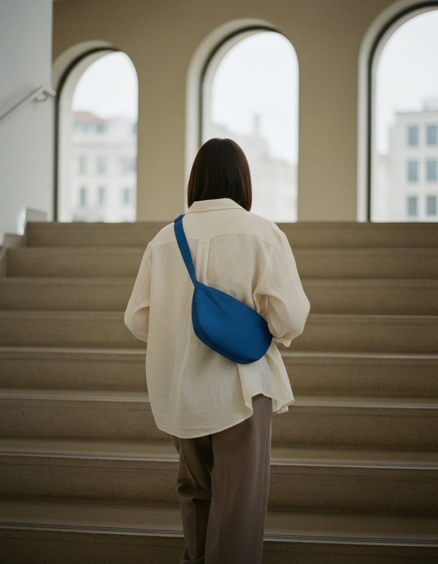 Nyla Belt Bag photographed in use