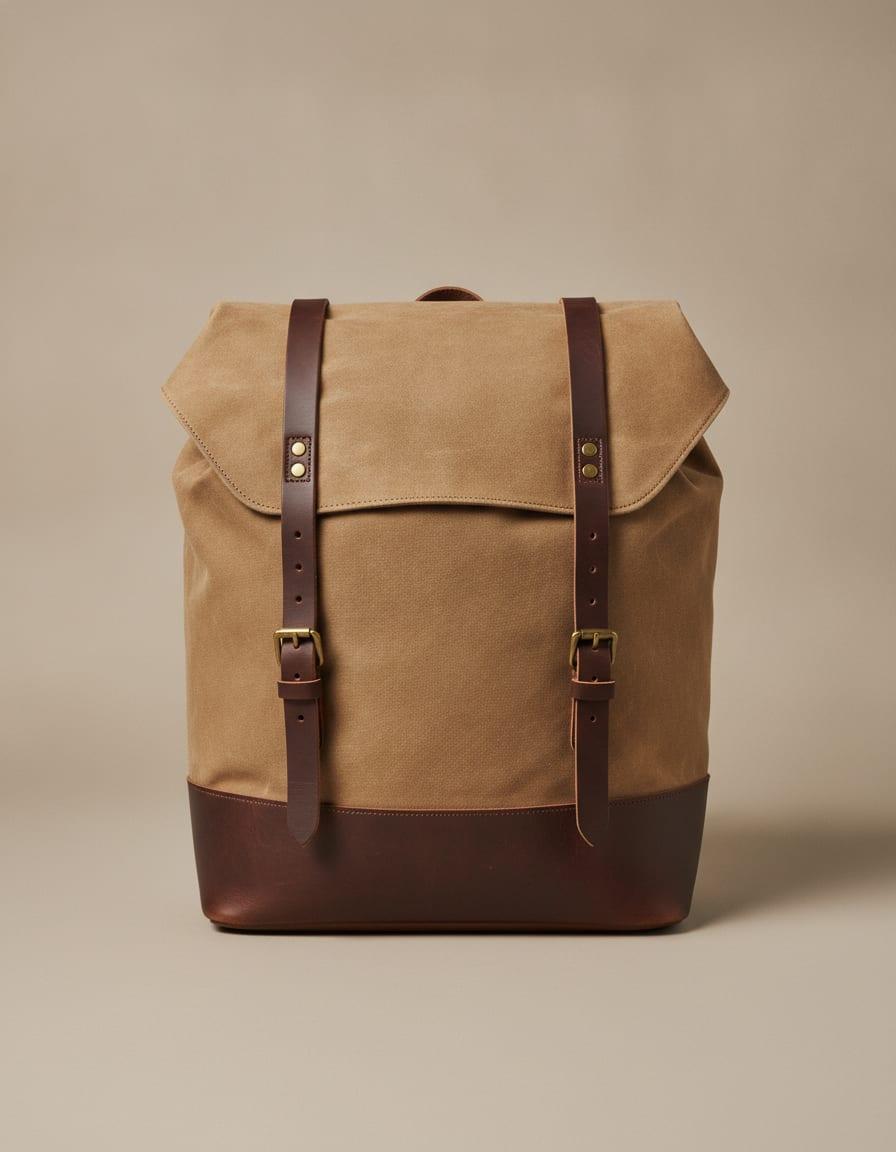 Ridge Commuter Backpack, front view on a studio backdrop
